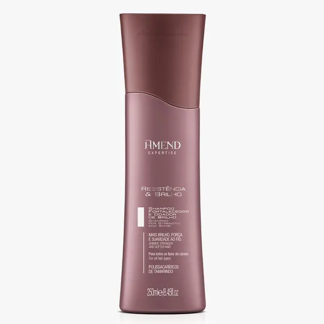 AMEND EXPERTISE  RESISTÊNCIA & BRILHO FORTALECEDOR E DOADOR DE BRILHO SHAMPOO 250ML