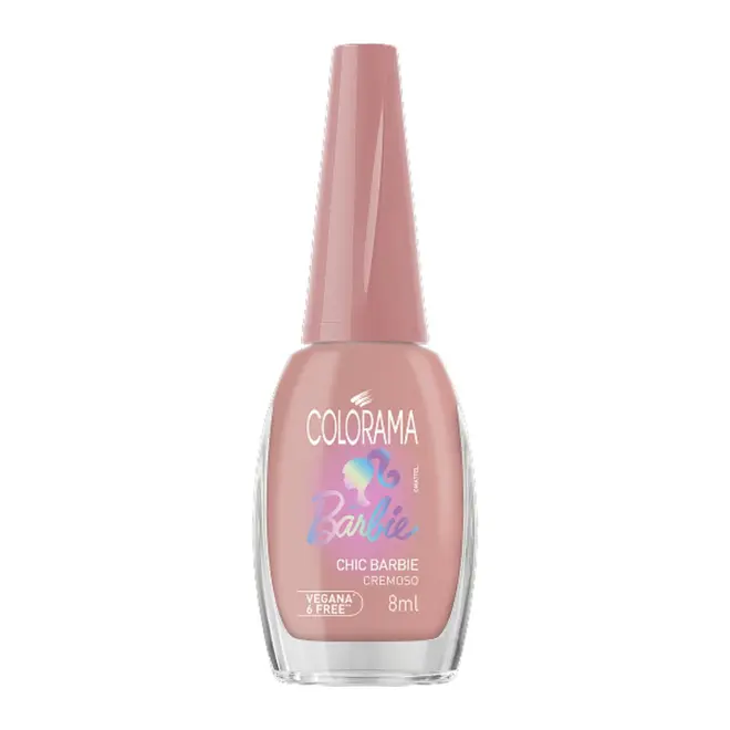 COLORAMA ESMALTE BARBIE CREMOSO CHIC BARBIE 8ML