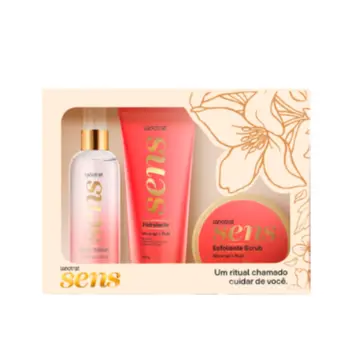LABOTRAT SENS KIT PRESENTEÁVEL MORANGO & RUBI COM 3 UNIDADES