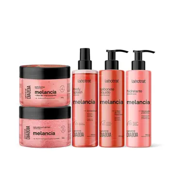 LABOTRAT DIA A DIA KIT EXPERIÊNCIA BANHO COM 5 UNIDADES - MELANCIA