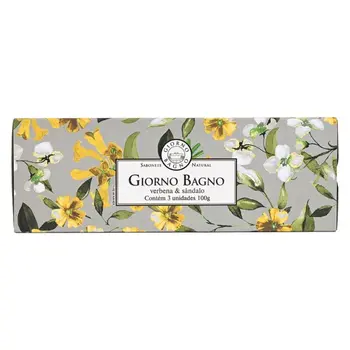 GIORNO BAGNO KIT SABONETE VERBENA E SANDALO 3X100G