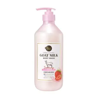SHOWER MATE SABONETE LIQUIDO GOAT MILK MORANGO 800ML