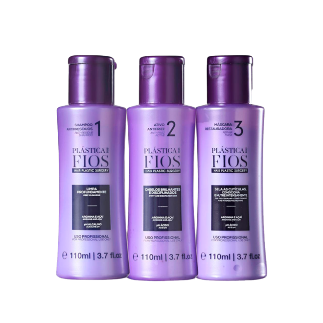 CADIVEU PLASTICA DOS FIOS KIT PROF ANTIFRIZZ 110ML - CADIVEU PLASTICA ...