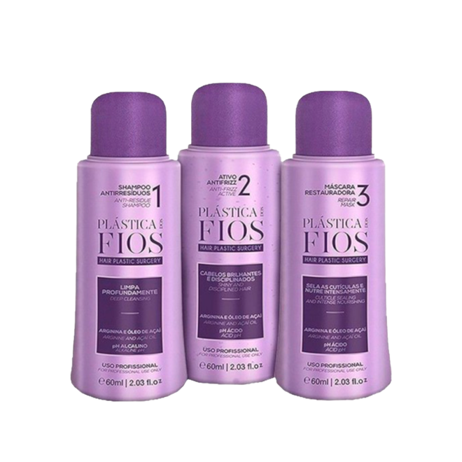 CADIVEU PLASTICA DOS FIOS KIT PROF ANTIFRIZZ 60ML - CADIVEU PLASTICA ...