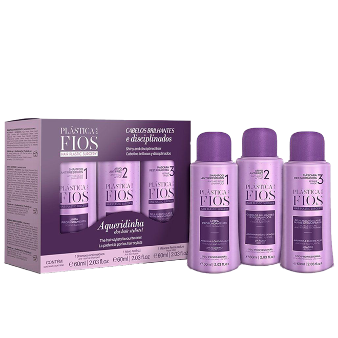 CADIVEU PLASTICA DOS FIOS KIT PROF ANTIFRIZZ 60ML - CADIVEU PLASTICA ...