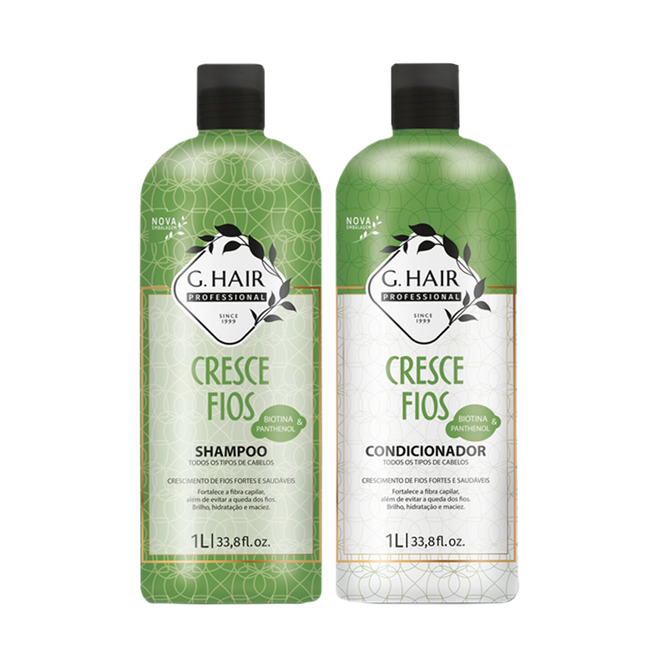 G HAIR CRESCE KIT FIOS SH + COND 1000ML G HAIR CRESCE FIOS KIT